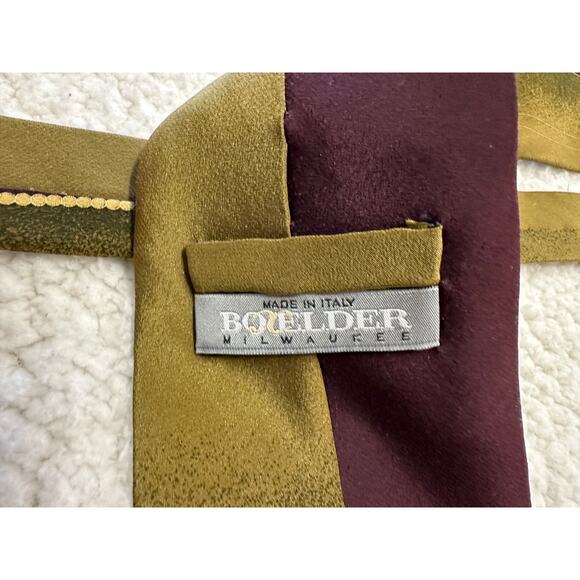 Boxelder Milwaukee Mens Tie Silk Made in Italy - Picture 4 of 4
